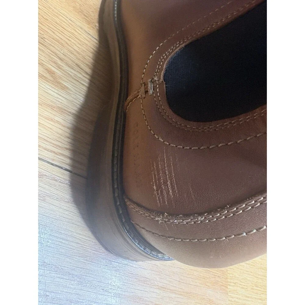 Cole Haan Dress Chelsea Leather Boots C31815 Brown Mens Size 9.5 Mens Casual